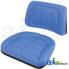 A & I Products Seat Cushion Set, Trapezoid, Blue 20.5" x9" x19.5" A-T103BU